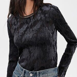 Sea Regine Burnout Long Sleeve Top